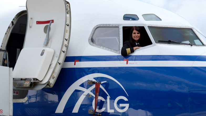 Diana Kadir ist eine von zwei Pilotinnen bei der neuen Fracht-Fluglinie Cargo Logic Germany,