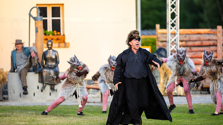 Eine Szene von den Krabat-Festspielen aus dem Jahr 2019.