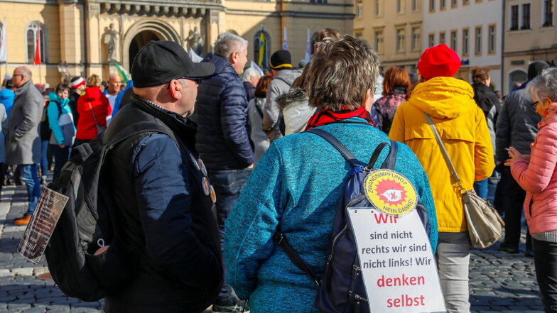 Corona-Protest: Zulauf in Zittau und Löbau stagniert