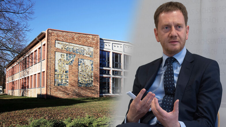 Plant eine Stippvisite in Strehlas Oberschule: Sachsens Regierungchef Michael Kretschmer (CDU). Anlass gibt ein Brief von Elternvertretern über den Lehrermangel in der Einrichtung.