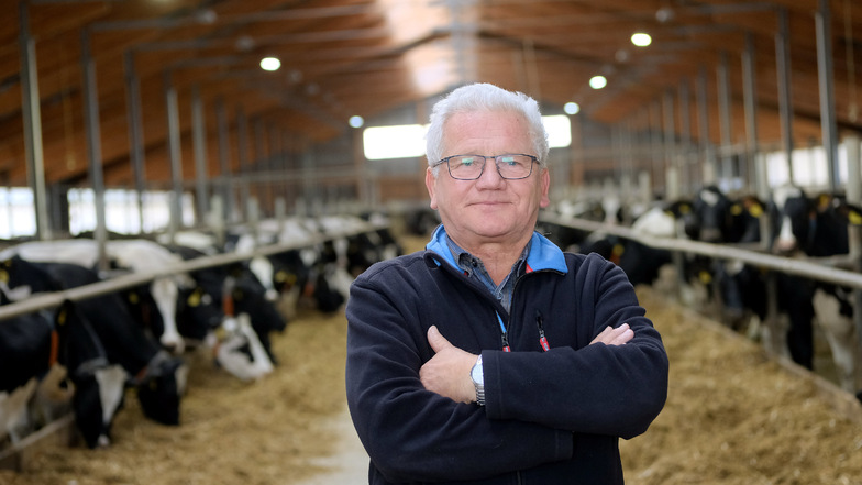 Landwirt aus Leidenschaft und mit ganz viel Sachverstand: Wolfgang Grübler, der Vorsitzende der Agrargenossenschaft Lommatzscher Pflege.