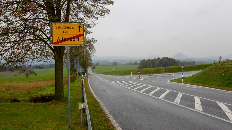 Zwischen Altendorf und Bad Schandau wurde die Radwege-Planung aus Kostengründen eingestellt.