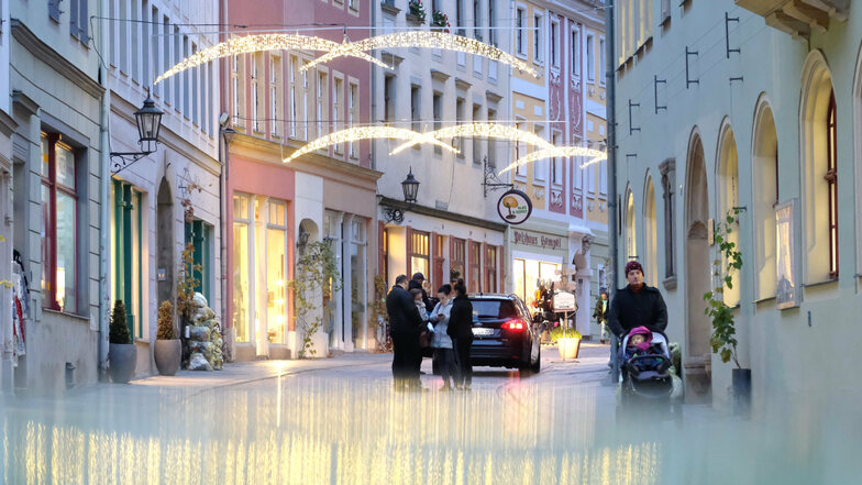 Meißen leuchtet: Seit dieser Woche erstrahlt die Festbeleuchtung in der Meißner Altstadt