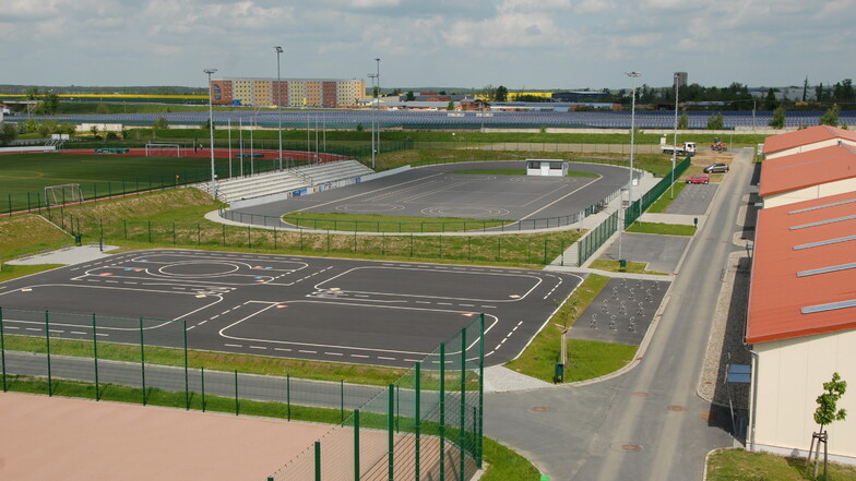 Seit 2010 ist das 200-Meter-Oval im Sportpark Domizil der Großenhainer Rollsportler. Im Juni finden hier die Deutschen Meisterschaften statt.