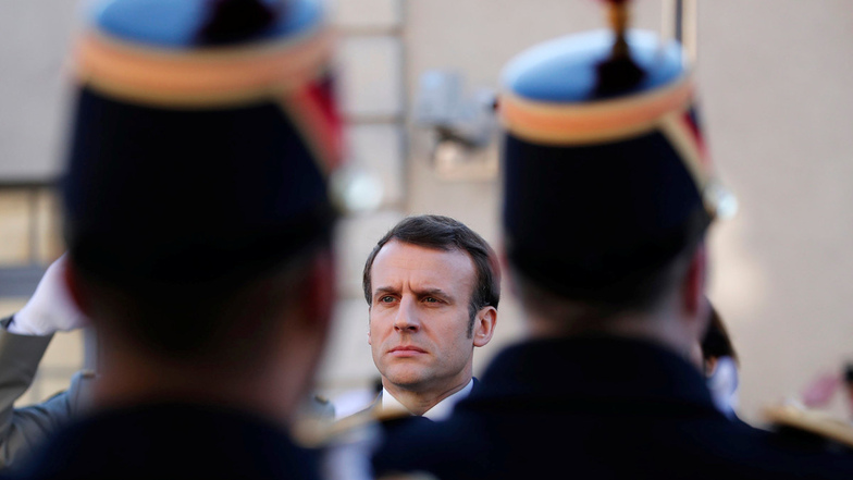 Frankreichs Präsident Emmanuel Macron baut auf die Abschreckung der Atomwaffen im Land.
