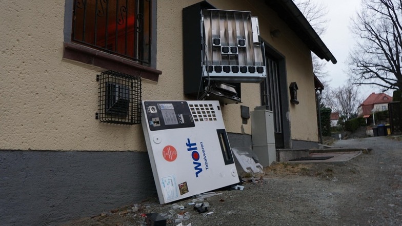 Erneut ist im Landkreis Bautzen ein Zigarettenautomat gesprengt worden - diesmal in Wilthen.