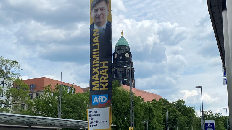 OB-Wahlkampf in Dresden: Ärger um den "langen Max" der AfD