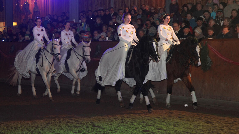 Die Pferdeshow des Horkaer Reit- und Fahrvereins hält traditionell viele reitsportliche, aber auch kulturelle Höhepunkte bereit.