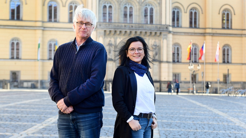 Dr. Stefanie Hanke und Prof. Thorsten Claus vom IHI Zittau wollen Mitarbeiter und Firmen dauerhaft zueinander führen.
