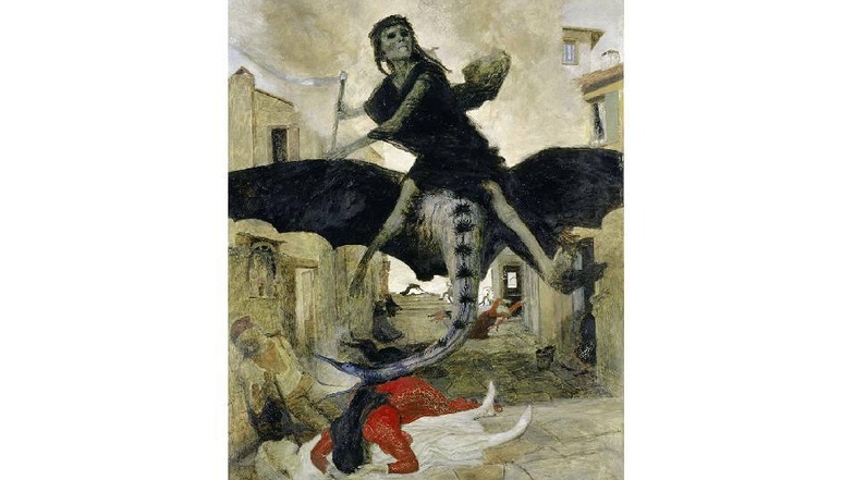 Arnold Böcklin "Die Pest" 1898, Wikipedia