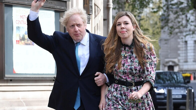 Boris Johnson, und Carrie Symonds