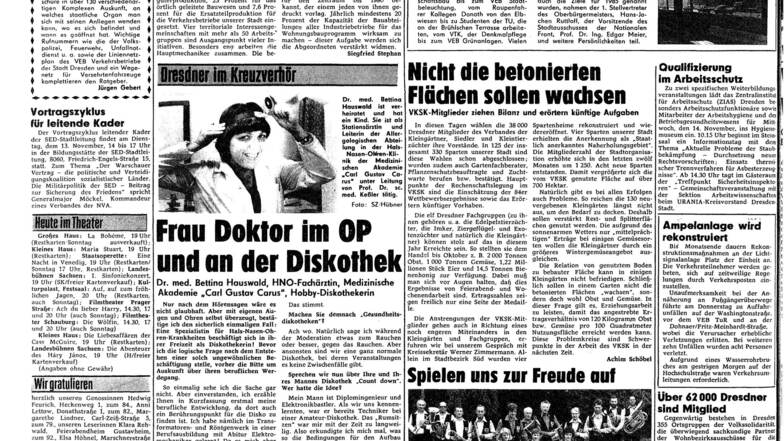 Bereits 1984 berichtete die SZ über Bettina Hauswald und ihr Hobby als DJ.