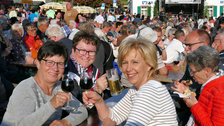 Die Harthaer feiern gern. Zum Brunnenfest im Jahr 2019 kamen viele Gäste. So soll es auch zum Stadt- und Heimatfest werden.