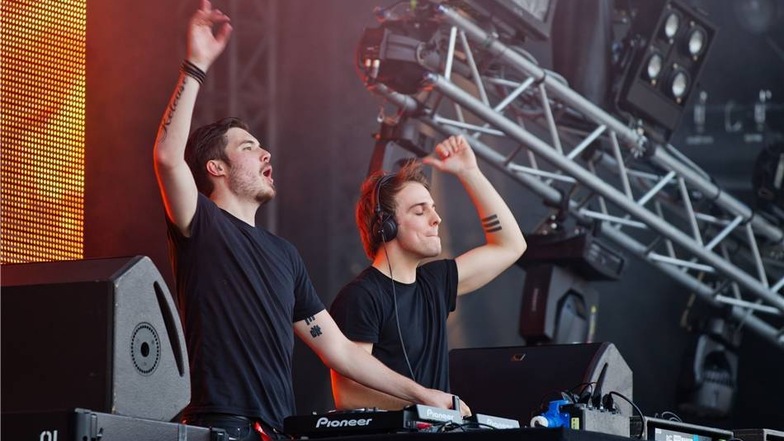 Das DJ-Duo Third Party aus dem britischen Essex supportete David Guetta.