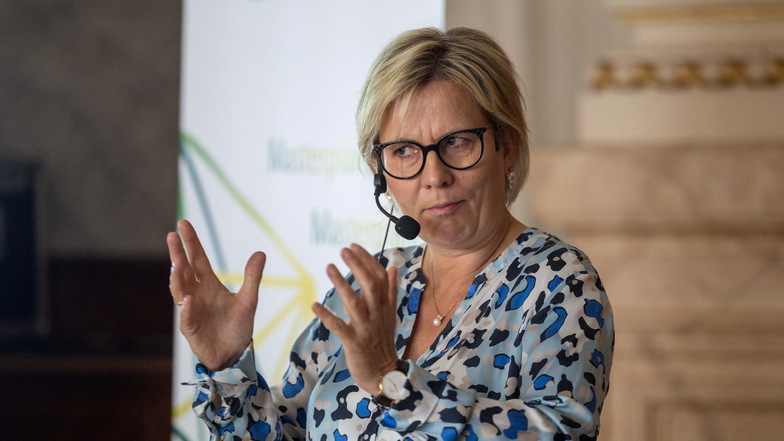 Tourismusministerin Barbara Klepsch in Bad Schandau: "Wir müssen noch ein Stück digitaler werden, ohne die Akteure dabei zu verlieren."