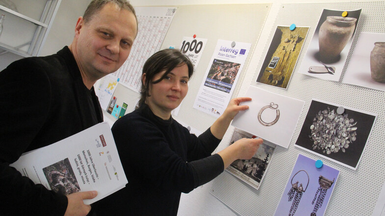 Arkadiusz Baredziak und Susanne Schöne gehören zum Team, das die Aktivitäten für das Projekt „1000 Jahre Oberlausitz“ koordiniert.