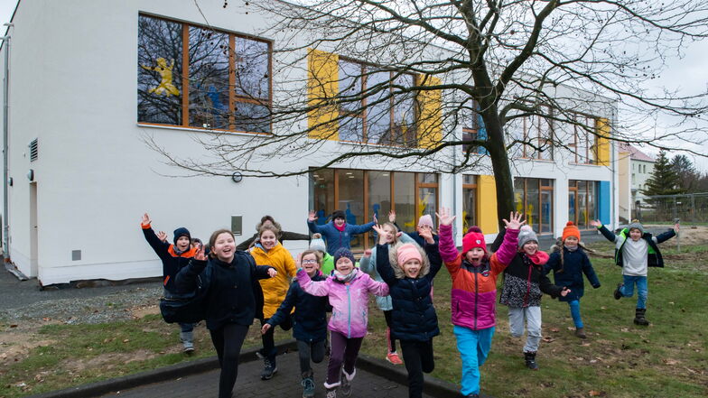 Auch in den Ferien wird der Kindercampus an der Grundschule Ponickau gut besucht.