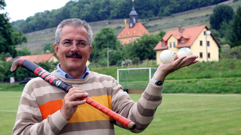 Klaus Pietzsch gehört zu denen, die Hockey in Dresden am Laufen halten - und das schon seit 1975.