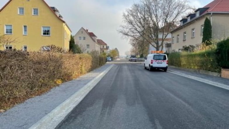 Alte Straße in Großröhrsdorf wieder frei