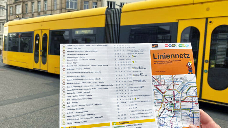 Im Liniennetzplan der DVB steht die Linie 98B noch durchgängig von Weißig nach Niederpoyritz.