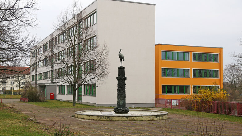 Derzeit ist das Gebäude an der Alleestraße Interimsstandort für die Oberschule Am Merzdorfer Park. Ab Sommer 2021 will die Stadt mehr als zwei Millionen Euro in das Haus stecken, anschließend kann es wieder als Grundschule genutzt werden. Auch der Storche