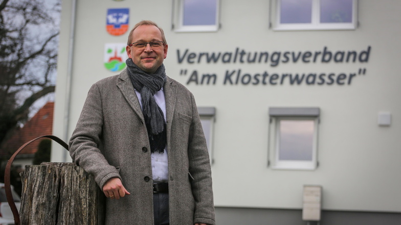 Stefan Anders leitet jetzt die Geschicke des Verwaltungsverbandes "Am Klosterwasser", zu dem sich fünf Gemeinden zusammengeschlossen haben.
