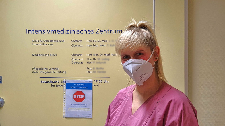 Jenny Wehlt hilft im Klinikum Görlitz.
