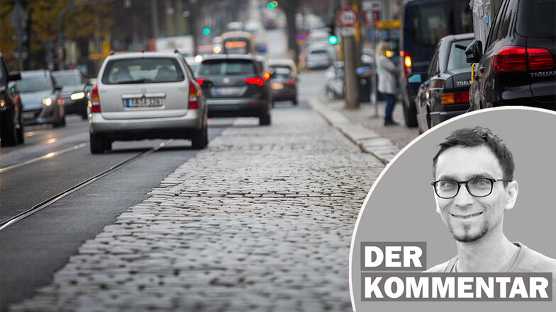 Ist die Ausbauvariante der Königsbrücker Straße dem Verkehr noch gerecht? SZ-Reporter Dirk Hein fordert eine ehrliche Analyse darüber, welche Ausbauvariante sinnvoller ist.