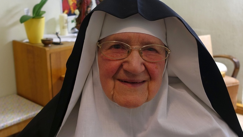 Martha Biewald ist 1947 ins Kloster eingetreten und betreute jahrelang geistig behinderte Mädchen