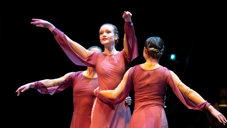 Das Ballett des Sorbischen National-Ensembles zeigte ein eigenes Programm beim Bühnenball.