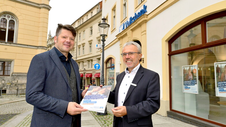 Volksbank gibt 5.000 Euro fürs Landeserntedankfest in Zittau