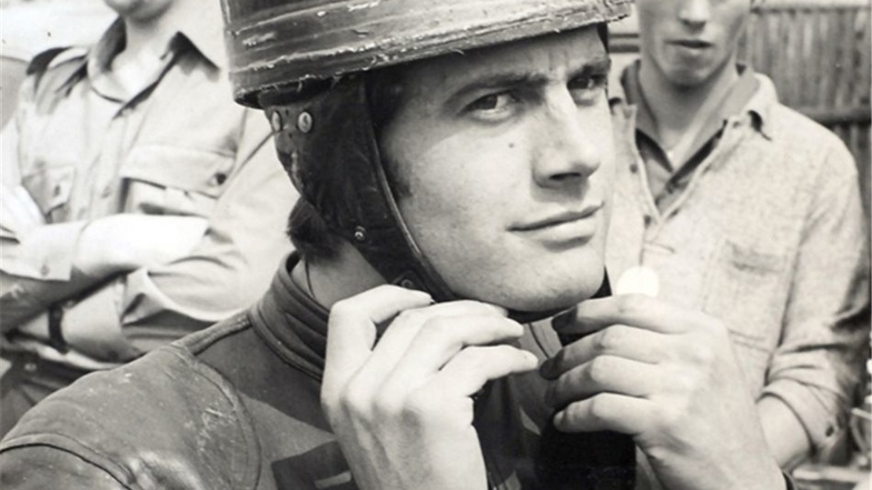 Historie: Giacomo Agostini 1968 am Sachsenring.