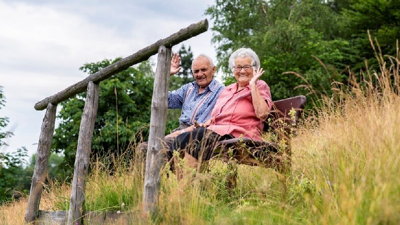 Margit und Rudi Flammiger sind seit 70 Jahren verheiratet.