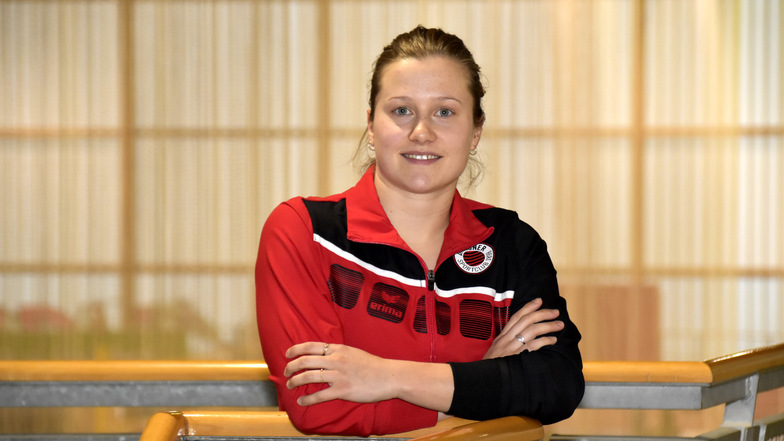 Dresdens Sportlerin des Jahres: Wasserspringerin Tina Punzel.
