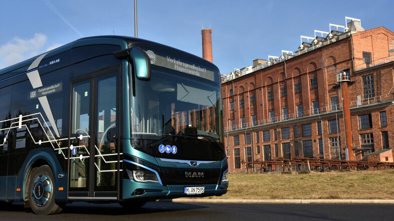 Wenn auch nicht dieses Modell, aber so werden unter der Regie der VGH Busse von Hoyerswerda nach Knappenrode fahren.