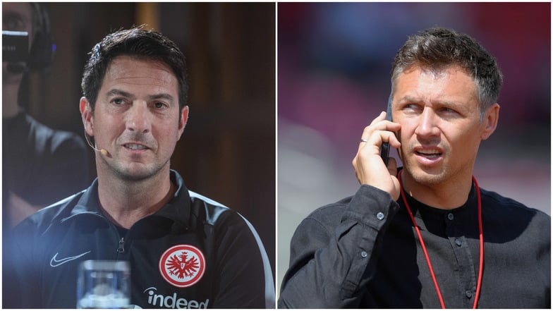 Zwei Kandidaten für eine Position: Zwischen Marco Pezzaiuoli (links) und Sören Gonther entscheidet sich, wer neuer Sportchef bei Dynamo wird.