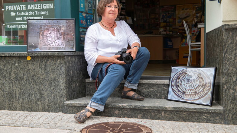 Jutta Wosnitza stellt ihre Fotos derzeit im Lotto- und Presseshop Riedel in Großenhain aus. Eine Freundin brachte sie zu dieser Adresse.