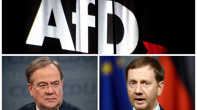 Laschet und Kretschmer: Klare Kante gegen die AfD