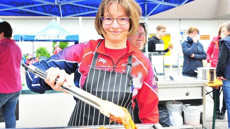 Die Catering-Chefin: Für Mandy Knauff und das Gastro-Team ist die Deutsche Meisterschaft eine Premiere.