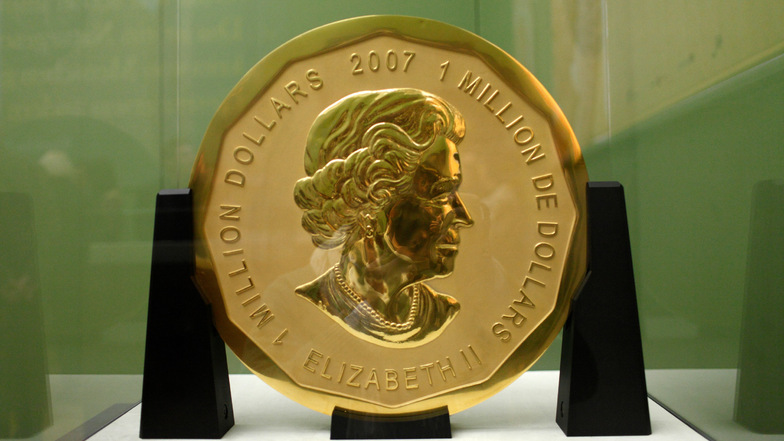 Diese 100 Kilogramm schwere Goldmünze sollen die Verurteilten aus dem Berliner Bode-Museum gestohlen haben. Sie ist bis heute nicht wieder aufgetaucht.