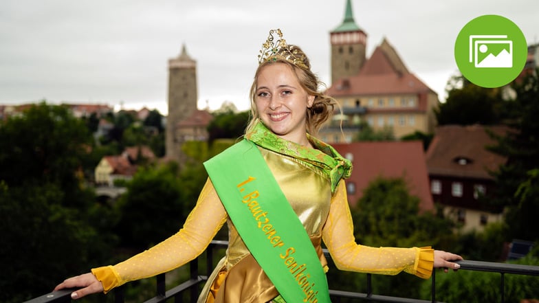 Vivien Lenz ist die erste Bautzener Senfkönigin.