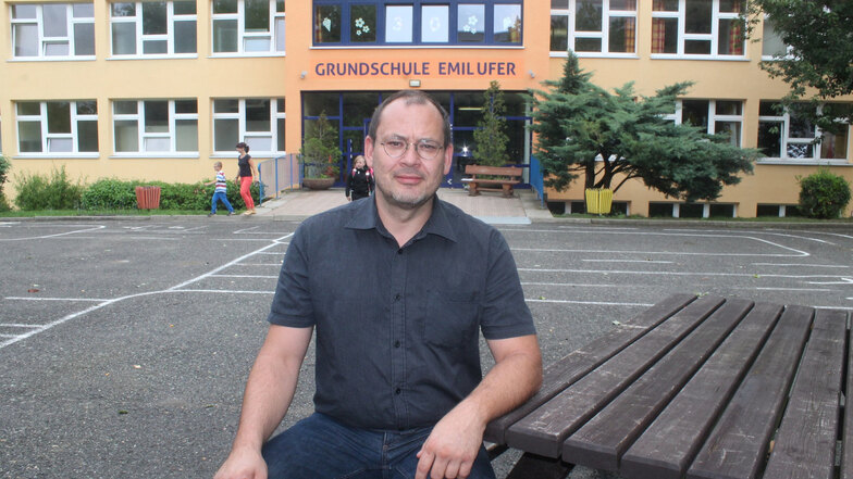 Gordon Alisch leitet seit diesem Schuljahr die Grundschule in Olbersdorf.