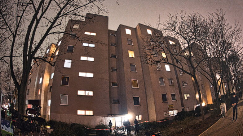 In diesem Wohnhaus lebte die frühere RAF-Terroristin Daniela Klette in Berlin.