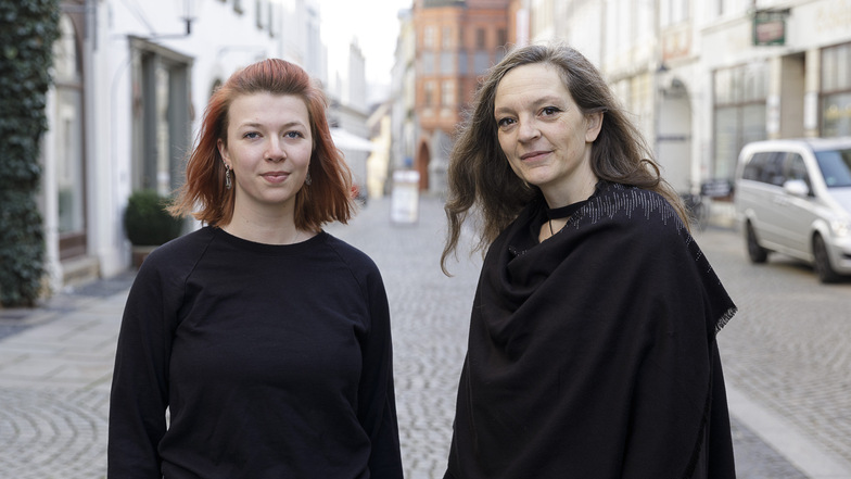 Carolin Renner und Jana Krauß gehören zu den Organisatoren der Corona-Hilfe Görlitz.