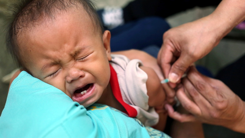 Millionen Kinder verpassten die Masernimpfungen