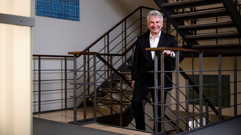 Prof. Dr. Andreas Pinkwart, 62 Jahre, kehrt nach Sachsen zurück als Professor für Entrepreneurship und Innovationsmanagement an der TU Dresden. Foto: SZ/ Veit Hengst