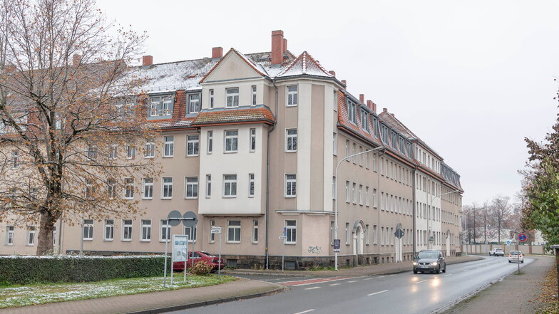 An der Friedrich-List-Straße in Riesa sollen ebenfalls Wohnungen zur Unterbringung Asylsuchender genutzt werden.