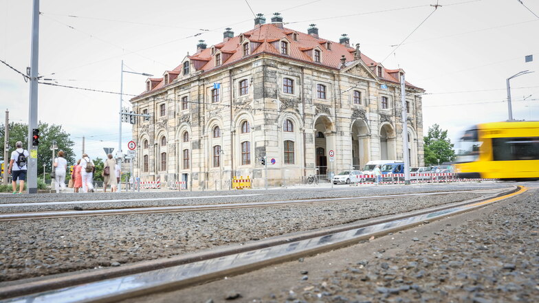 Blockhaus in Dresden: Im September fertig saniert, im Frühjahr 2024 öffnet die Sammlung