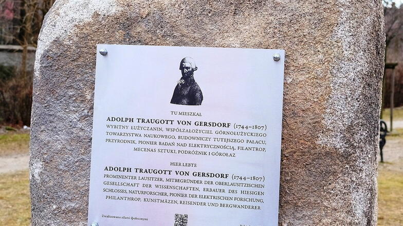 Gedenken an Adolf Traugott von Gersdorff in Pobiedna.