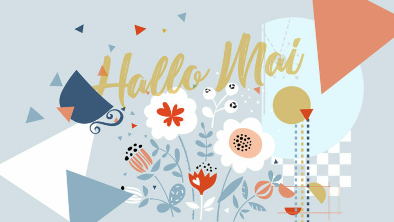 Das Banner der Veranstaltung "Hallo Mai!" im Kühlhaus Görlitz ist so gelungen, dass es für alle Events stehen kann, die am Sonntag in der Region geboten werden.